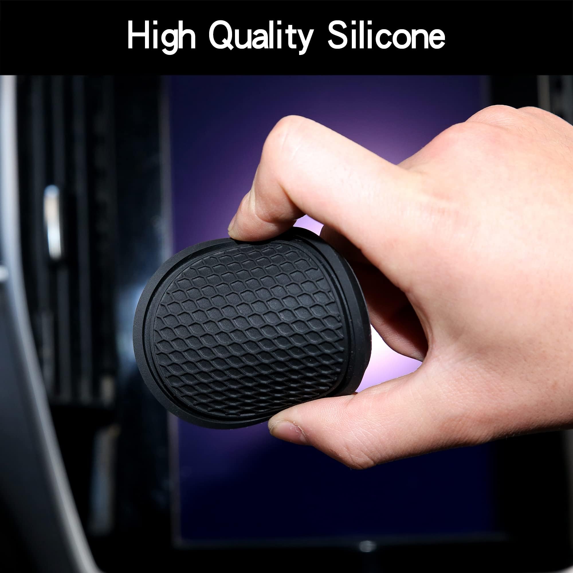 Car Cup Coaster 2PCS, 2.75 inch Car Accessories Anti Slip Cup Holder Insert Coaster, Suitable for Most Car Interior, Black