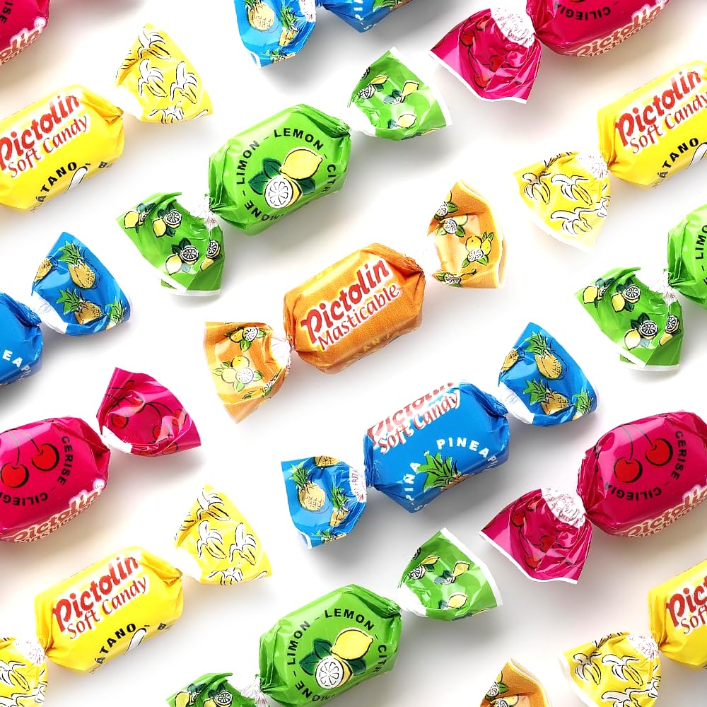 Pictolín Blanditos Caramelos Masticables Sabor Frutas Bolsa 1kg