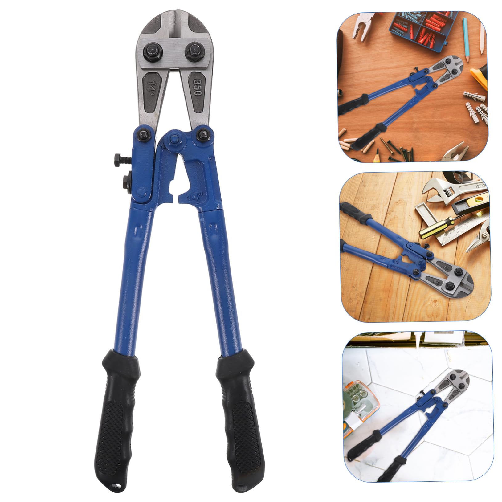 GLEAVI 14-inch Bolt Cutters Heavy Duty Wire Cutter Tool for Cut Chain Metal Cable Steel Wire
