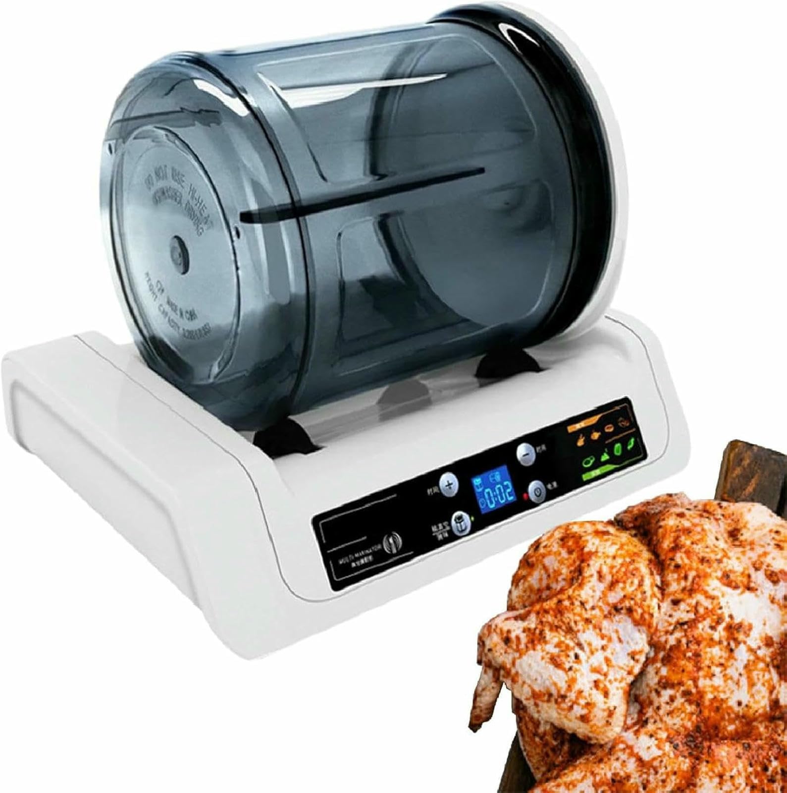 Machine de tumbling alimentaire à vide électrique pour cuisine et restauration