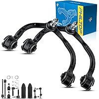 Vista 161 de PHILTOP Kit de suspensión ajustable de elevación de 1-6 pulgadas, 4 piezas de brazos de control superiores e inferiores delanteros compatibles