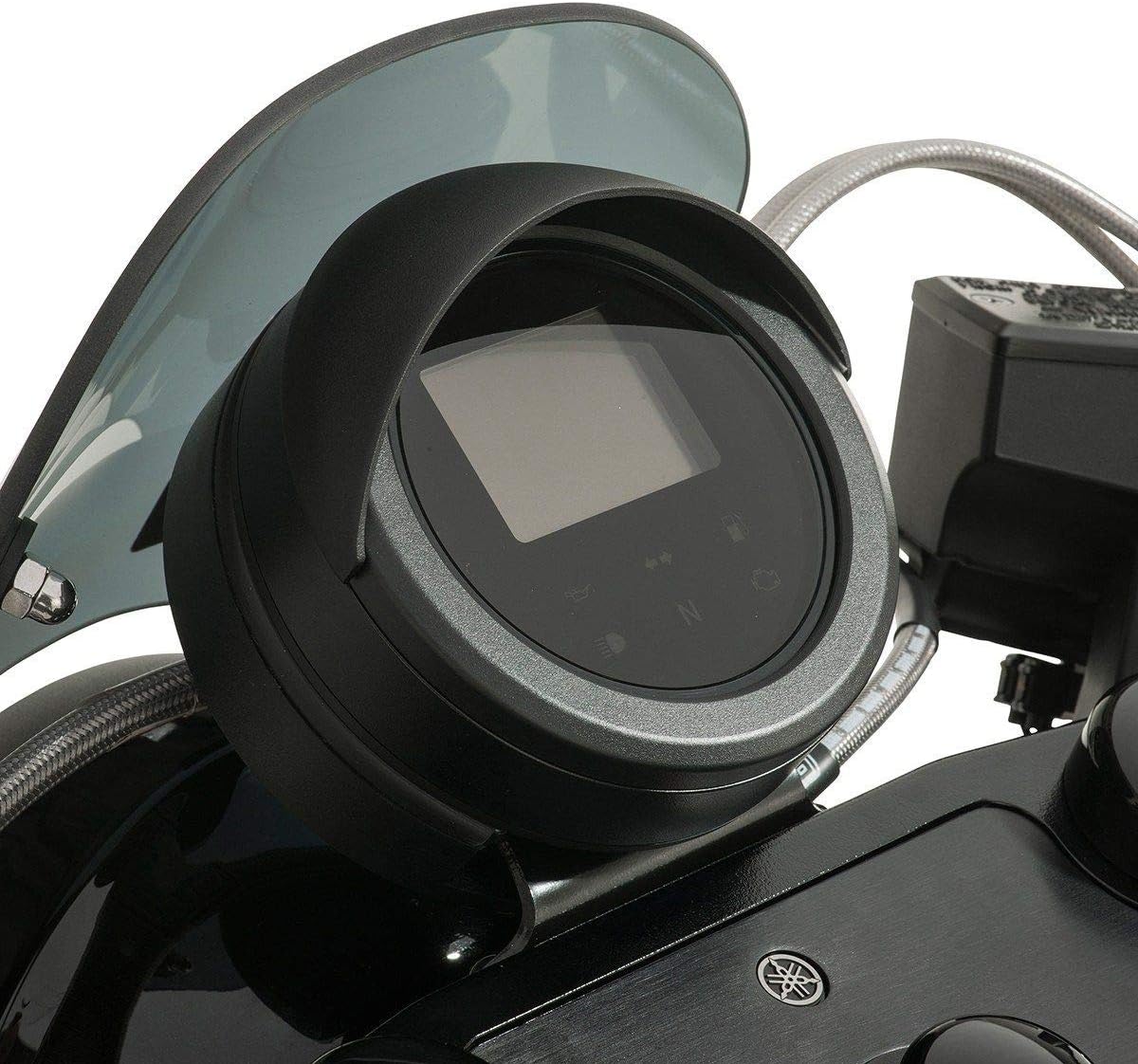 Genuine Yamaha Accessories Speedometer Visor (Black) Compatible With 14-18 YAMAHA Bolt