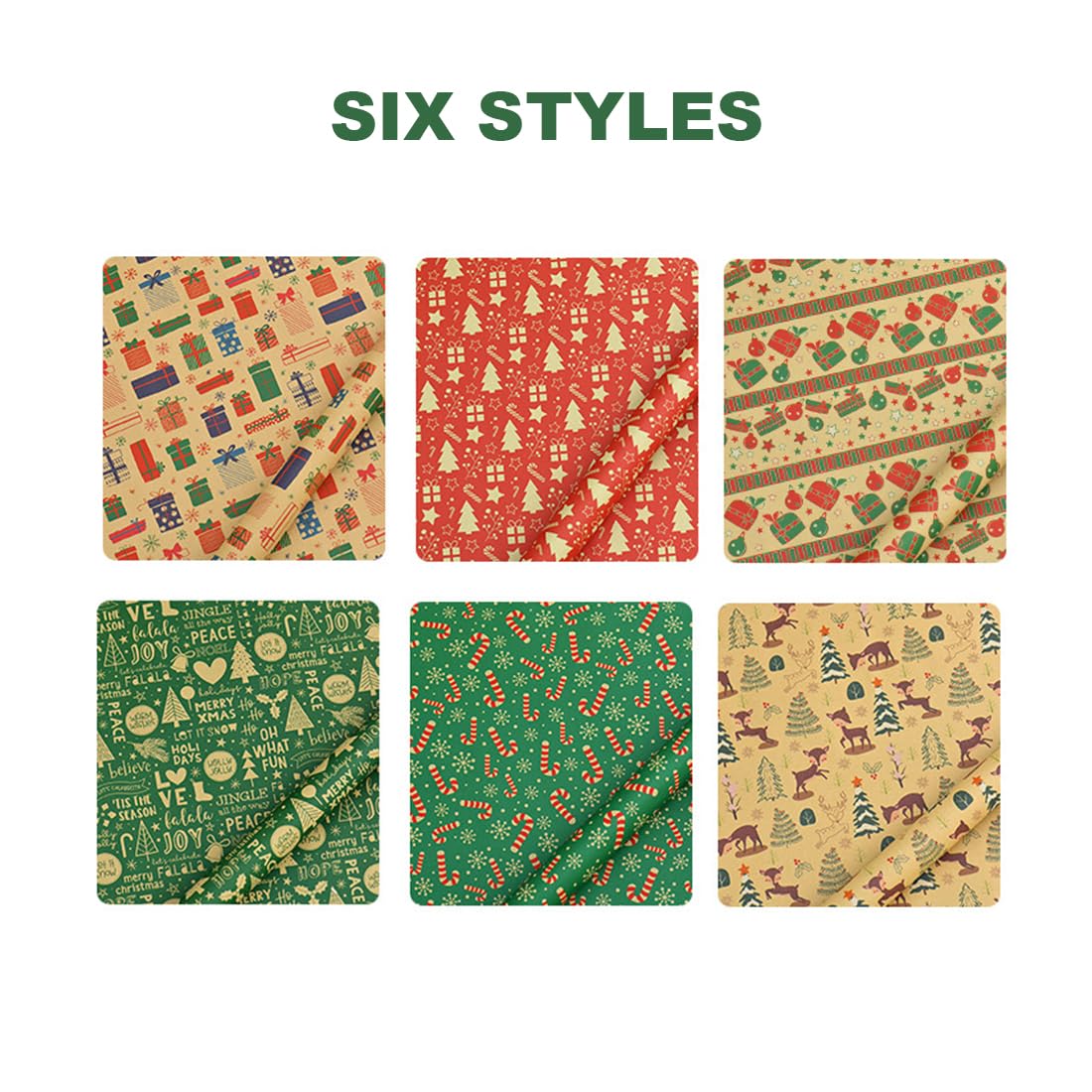 XOUDKE Papel de Regalo Kraft Navidad con 6 Hojas Reciclable Papel de Regalo Navideño Grande 70x50cm,20 Etiquetas Regalo,Hilo Cuerda Algodon para Decoración Navideña XOUDKE Papel de Regalo Kraft Navidad con 6 Hojas Reciclable Papel de Regalo Navideño Grande 70x50cm,20 Etiquetas Regalo,Hilo Cuerda Algodon para Decoración Navideña