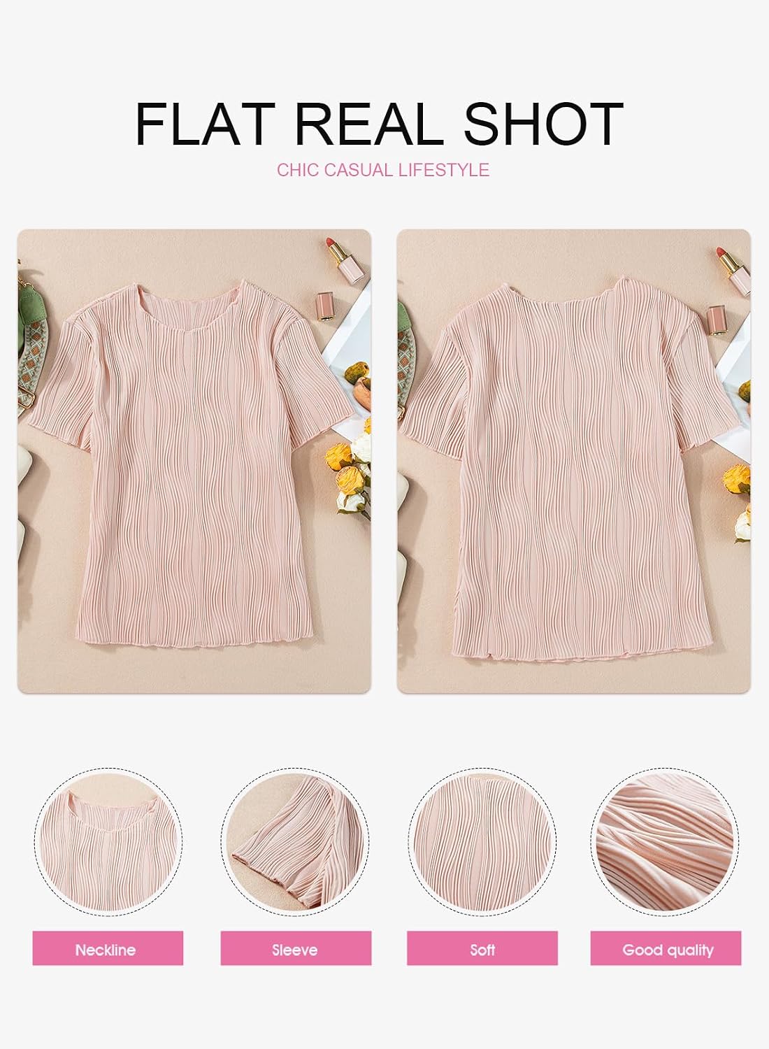 EVALESS Business Casual Tops for Women Trendy 2026 Dressy Work Office image 5