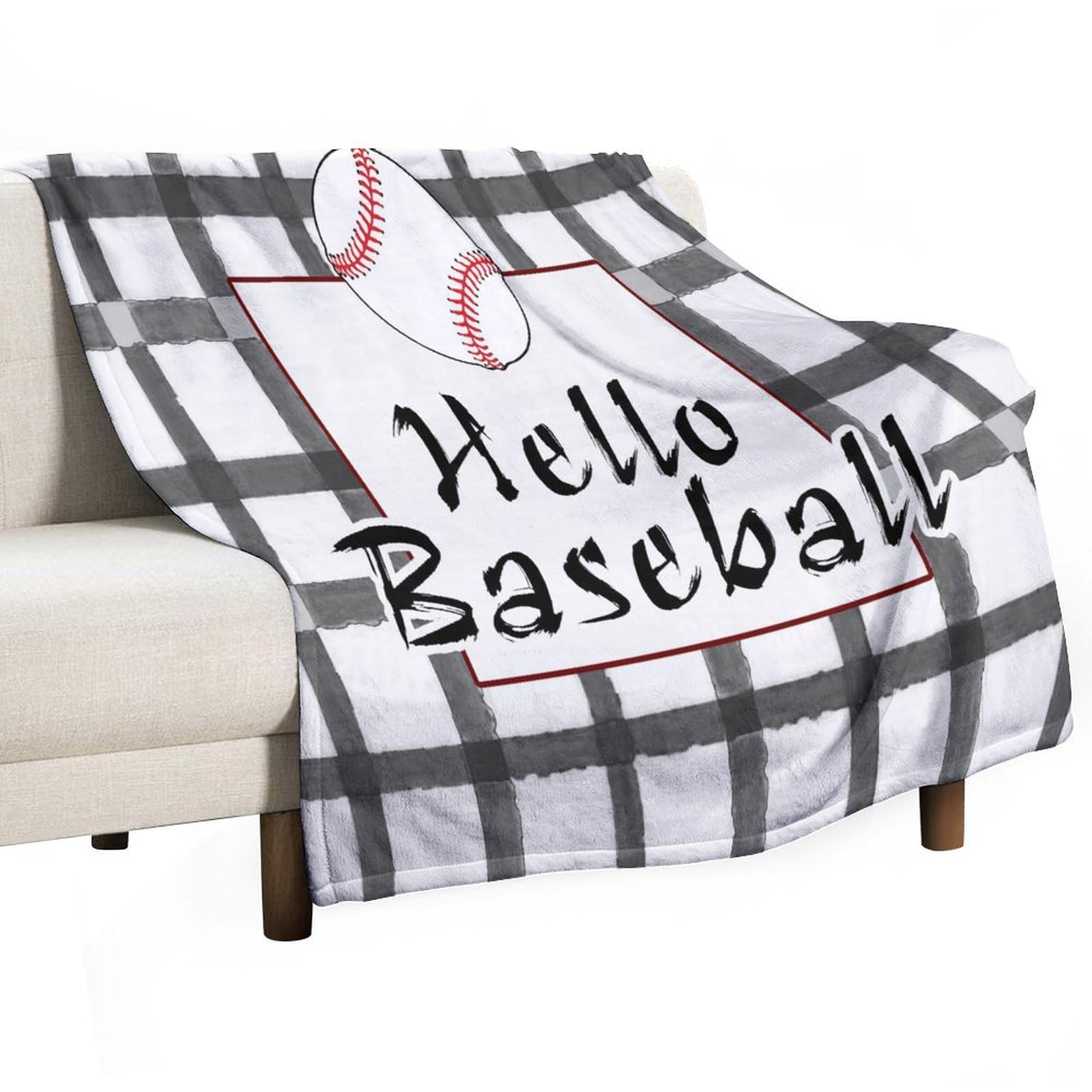 Couverture polaire en flanelle confortable pour lit d'enfant et ado fan de sport