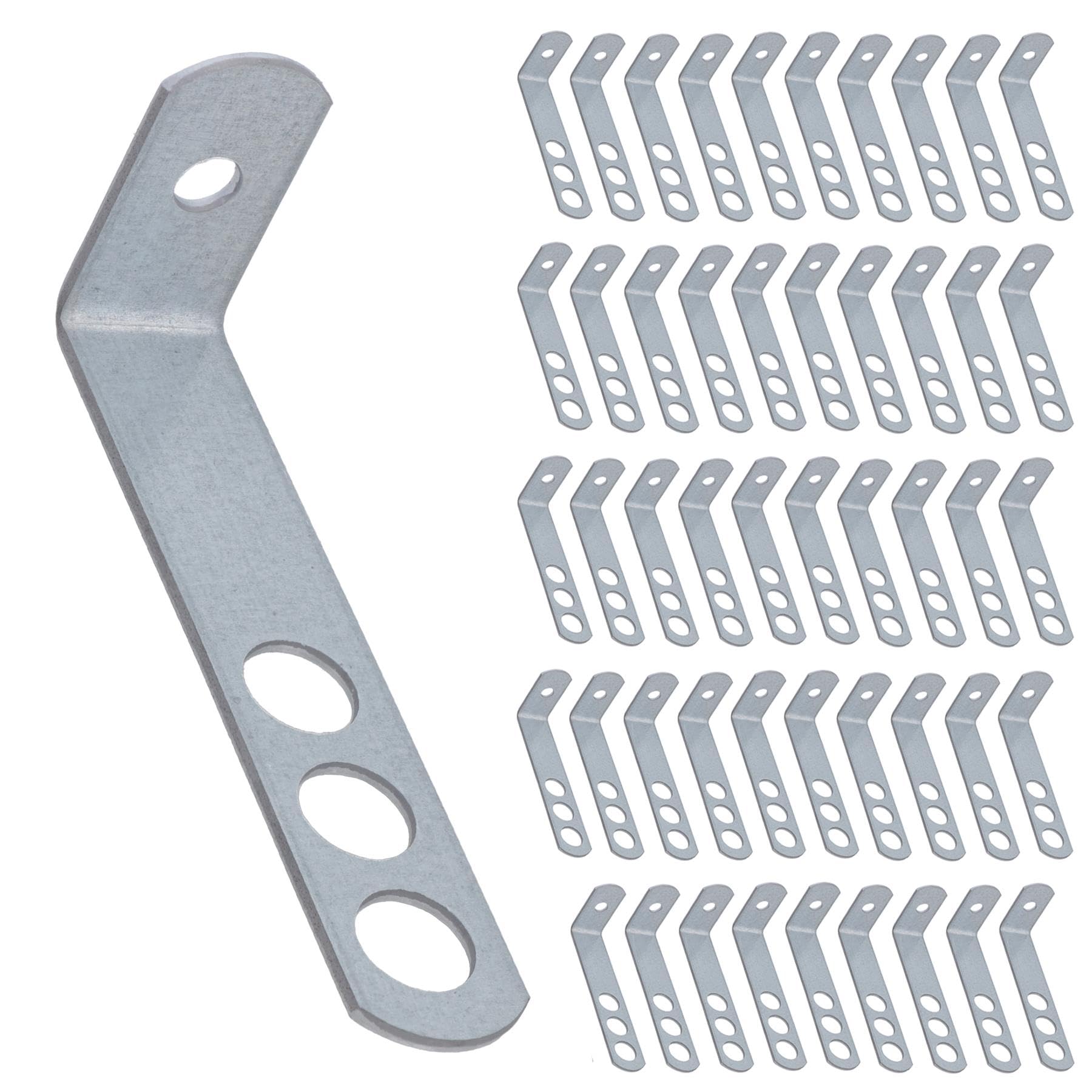 Safety End Frame Cramp Wall Tie 38mm x 100mm Galv Steel Fixing Fastener 50pc