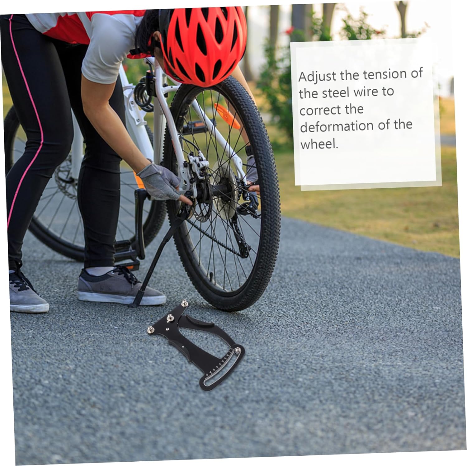 Bike Tension Bicycle Tensiometer Tool for Accurate Wheel Tension Measurement and Correction Compatible Spokes