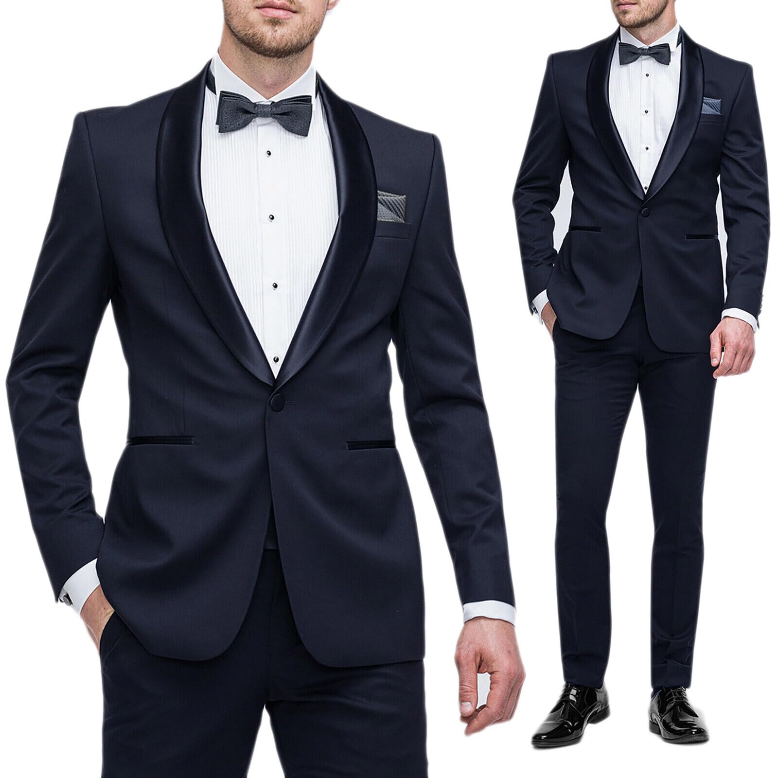 Smoking Homme Ligne Couturière Robe Élégante Ensemble Veste Pantalon Cérémonie Mariage