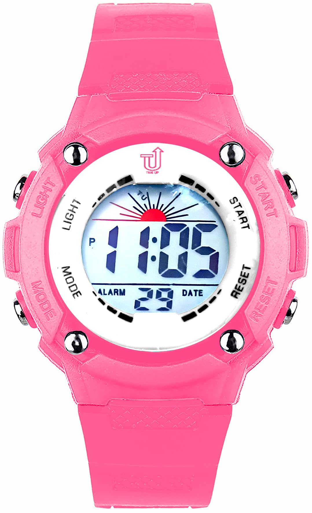Time Up Digital Dial Night Light & Waterproof School Watch for Kids Boys & Girls (Age:3-12 Years)-YS-CDX (Pink) (B0CQ8KPDG1) Amazon Price History, Amazon Price Tracker