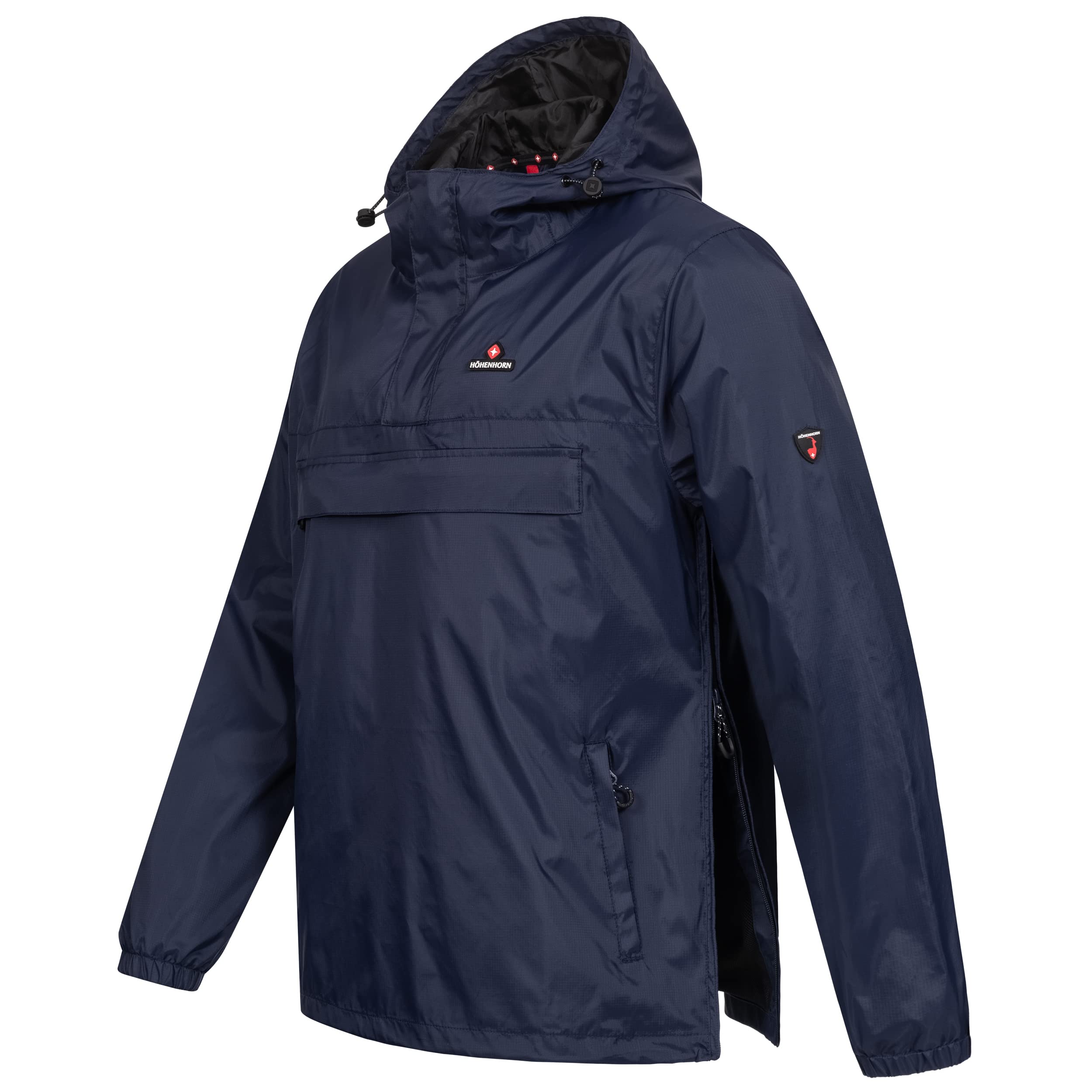 Höhenhorn Lepon męska kurtka przeciwwiatrowa, kurtka przeciwdeszczowa, anorak, kurtka treningowa z kieszenią na piersi, rozm. S do 3XL