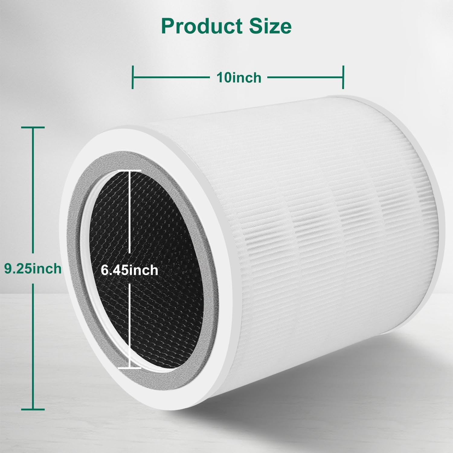 2 Pack Core 400S Replacement Filter Compatible with LEVOIT Core 400S, 3-in-1 Filter, Activated Carbon Filtration, Compared to Part# Core 400S-RF White - Image 3