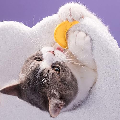 Miniatura 5 de Rascadores para gatos de interior, torre de gato de 50.4 in, poste rascador de gatos con condominios, cesta, hamaca, agujero de árbol, pilar de