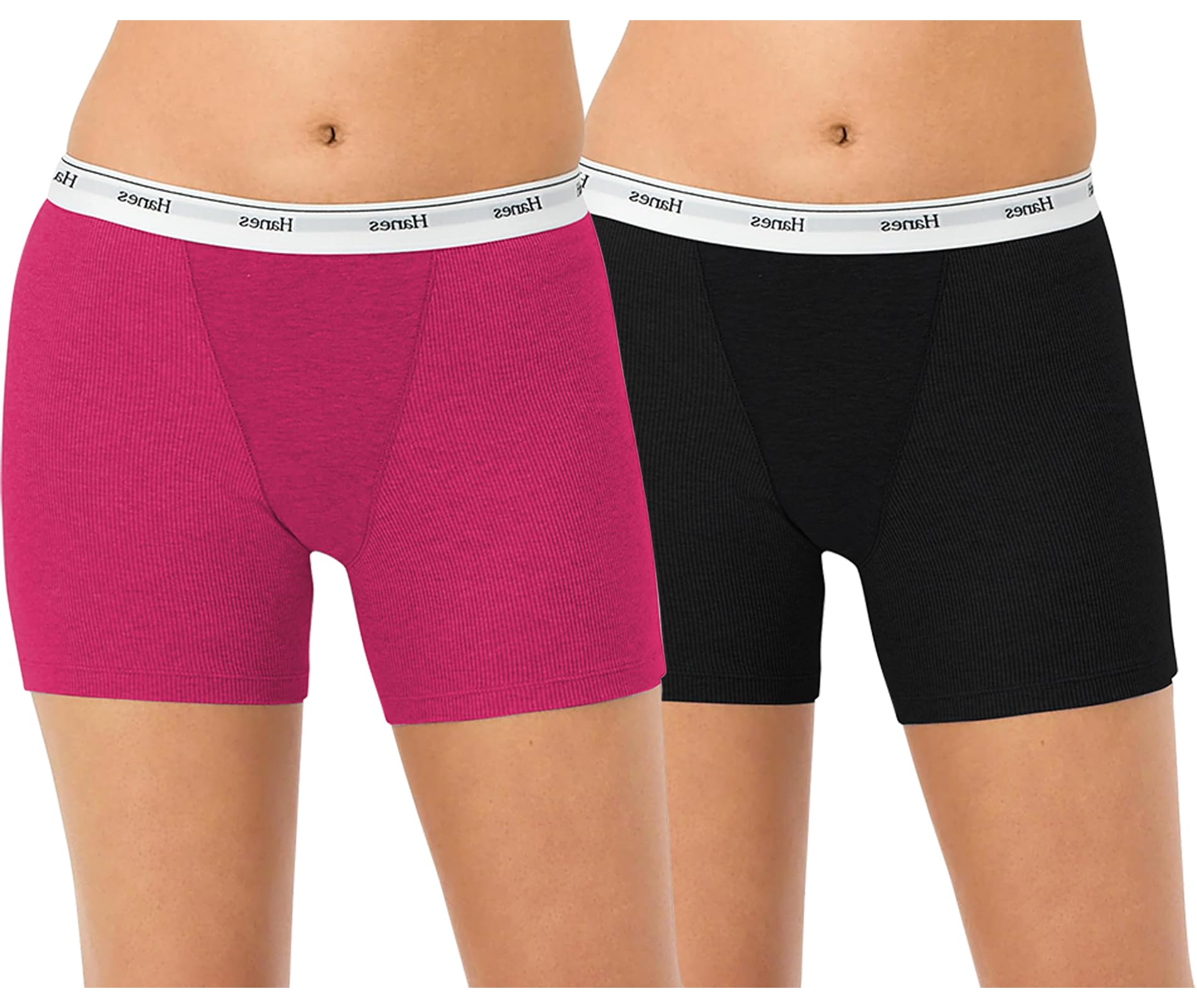 Women's Long Leg Full Coverage Boyshort Underwear Cotton Bloomer Briefs Hipster Under Dress Under Skirt Boy Leg Panties Combo Pack (Prints & Colours May Vary)-picture-11