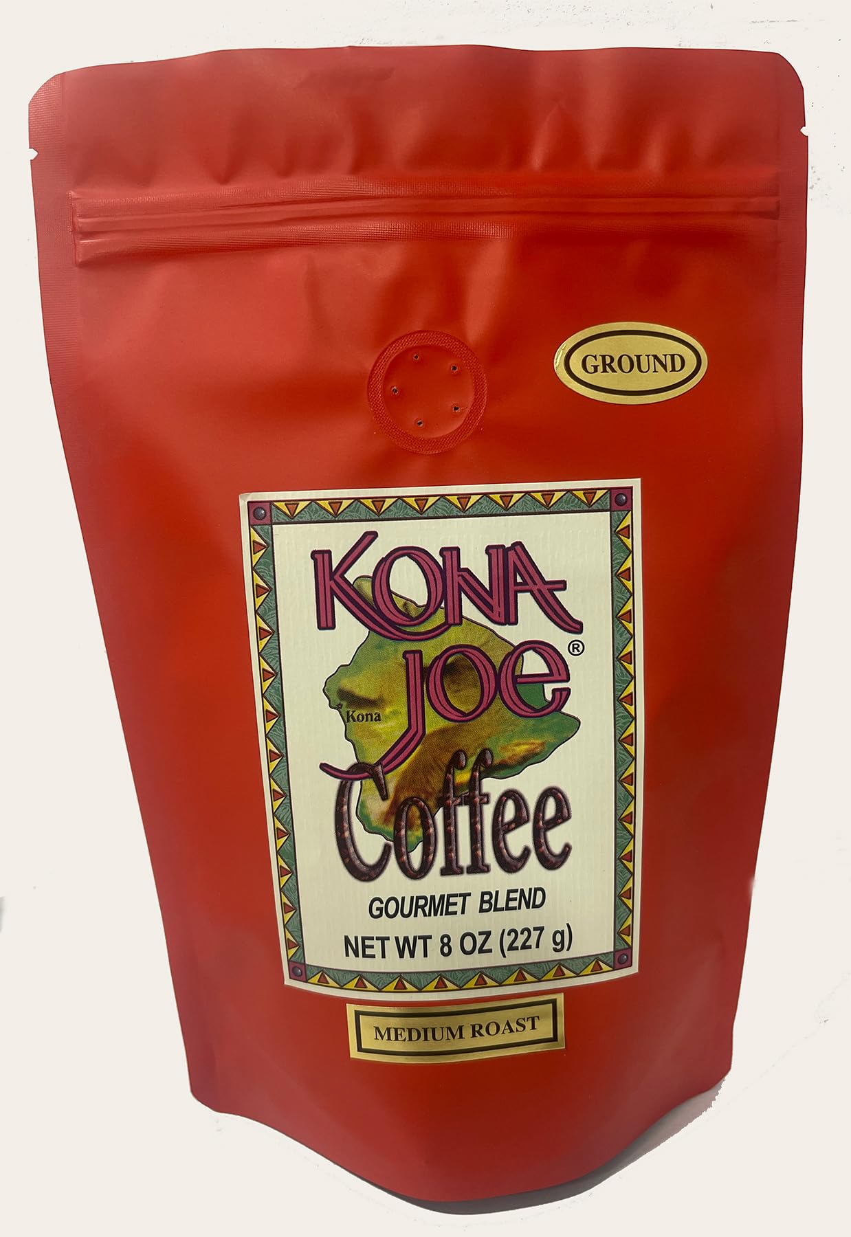 Kona Joe Gourmet Coffee Blend, Medium Roast Ground Coffee (8 oz)