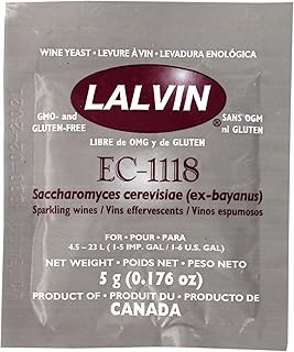 Lalvin EC-1118 Champagne, 5g (0.176 Oz)