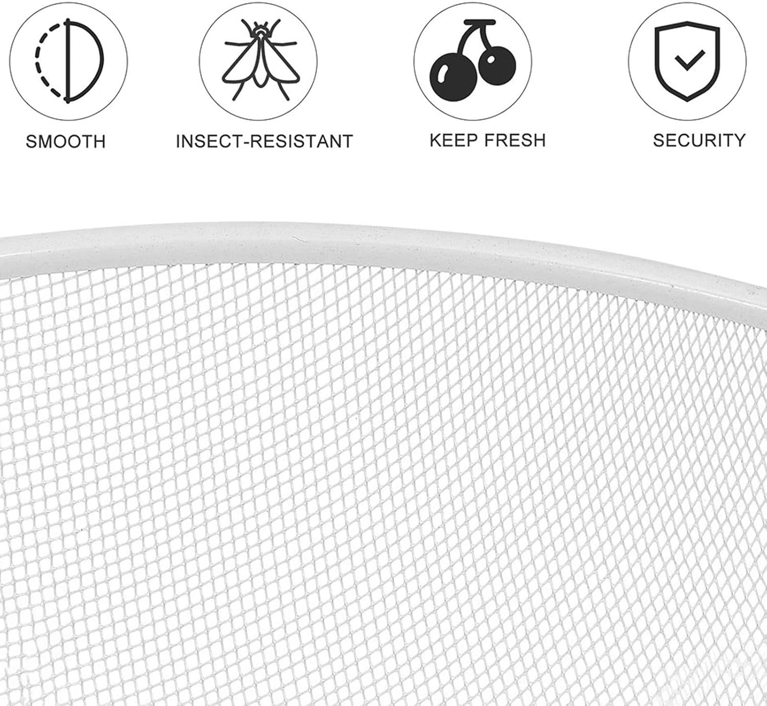 Creative Iron Food Cover 2 Pack Dustproof Ventilated Dining Protector