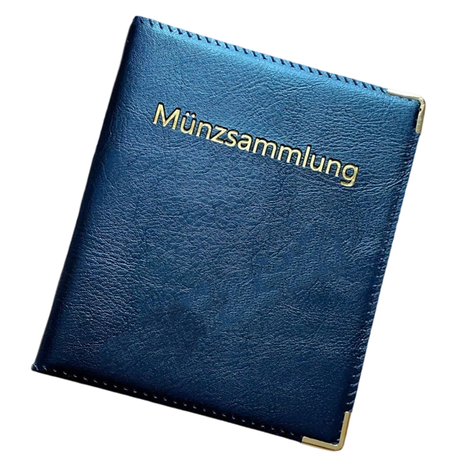 480 Pockets Coin Collecting Album for Collector PU Leather Collection Book Storage Album for Badges Stamp PVC Collector Folder