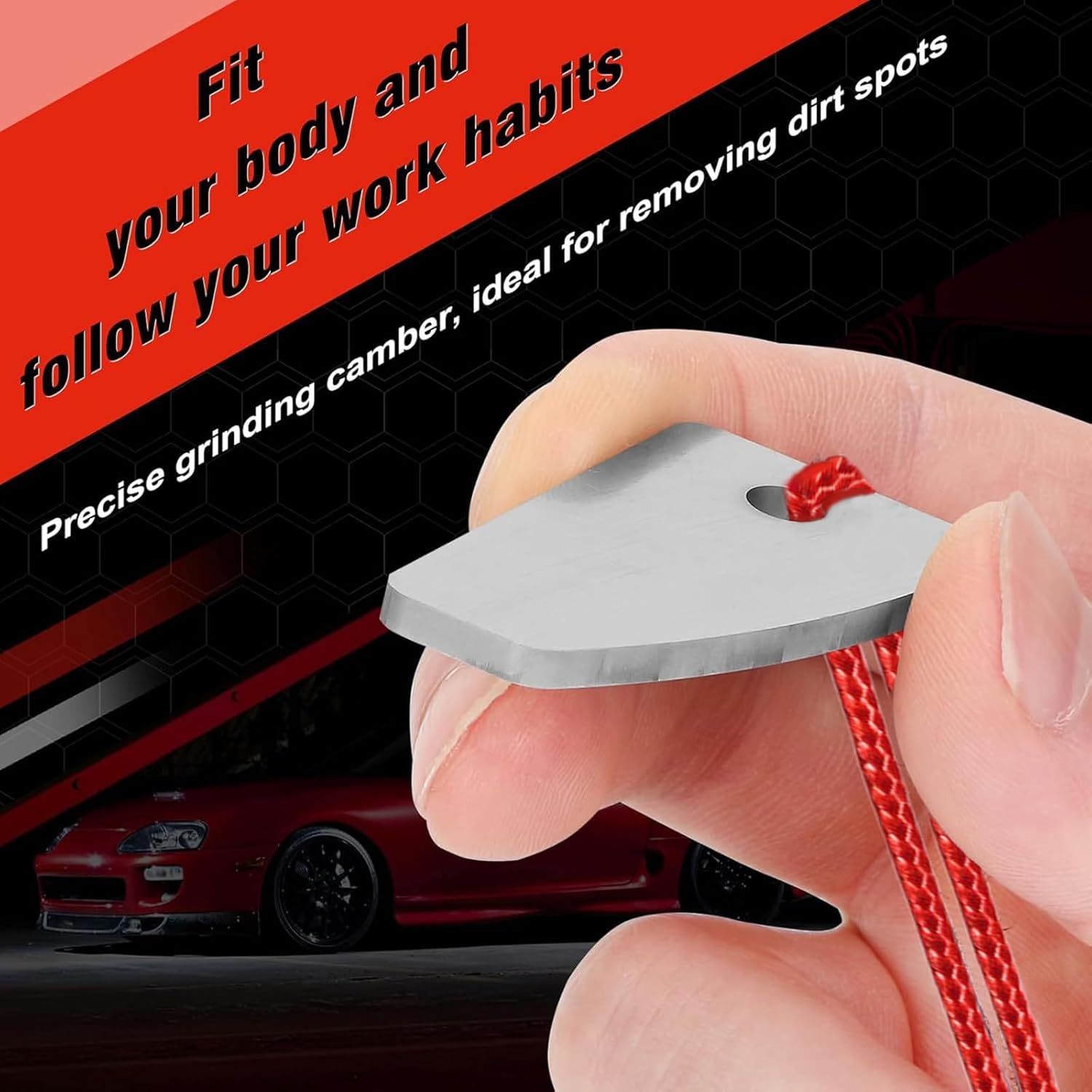 Car Paint Scrapers Denibbing Tool Polishing Point Scrapers for Removing Automotive Stain Car Body Repair Essential Tool