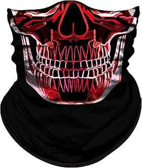 Skull Face Mask for Dust Wind Sun Protection Men Women Motorcycle Riding