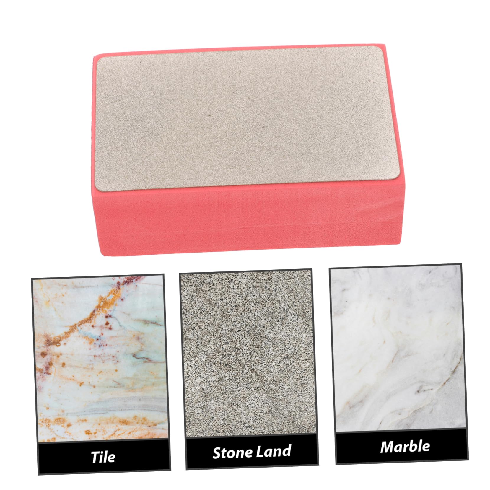 VILLCASE 5 Pièces Coupe-bordure De Carrelage Béton Affûtage Forme Grincer Sable Tuile Ponçage Patins Pour Poncer Les Carreaux Pierre à Poncer Bloc De Meulage De Papier De Verre Diamant