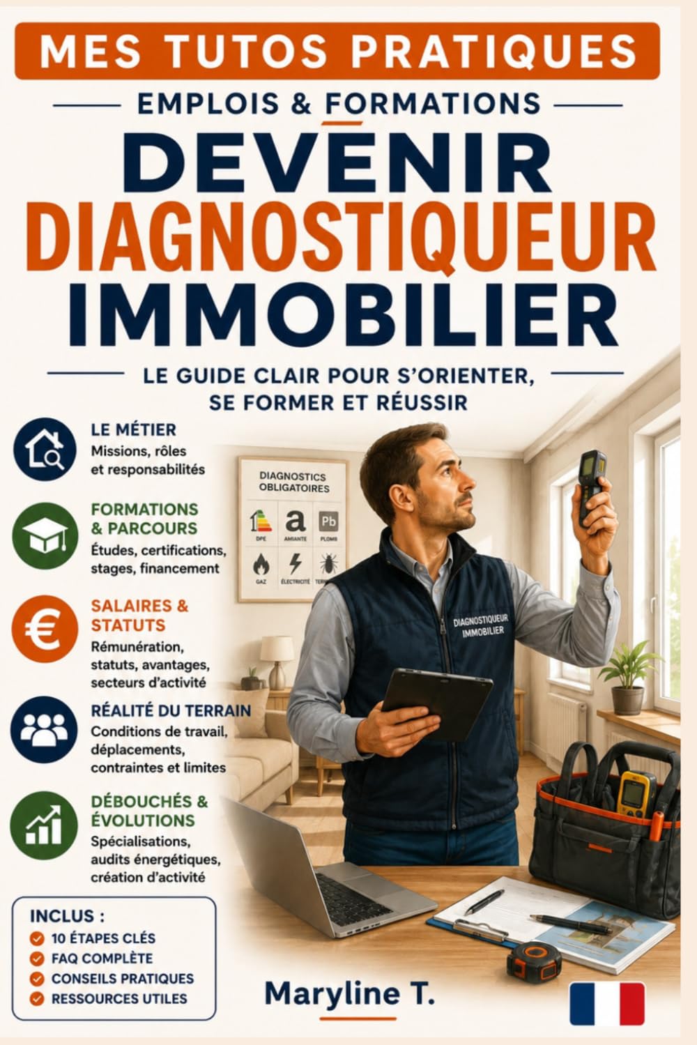 Devenir diagnostiqueur immobilier: Le guide clair pour s'orienter ou se reconvertir (MES TUTOS PRATIQUES)