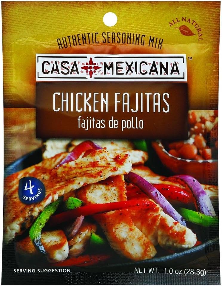 Casa Mexicana Chicken Fajita Seasoning Mix, 1 Ounce - 12 per case.
