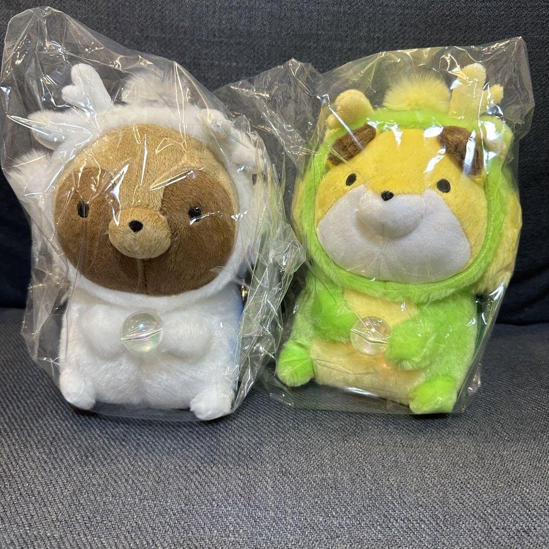 Amazon.co.jp: タヌキとキツネ ハッピーバッグ2024 ぬいぐるみ2点 