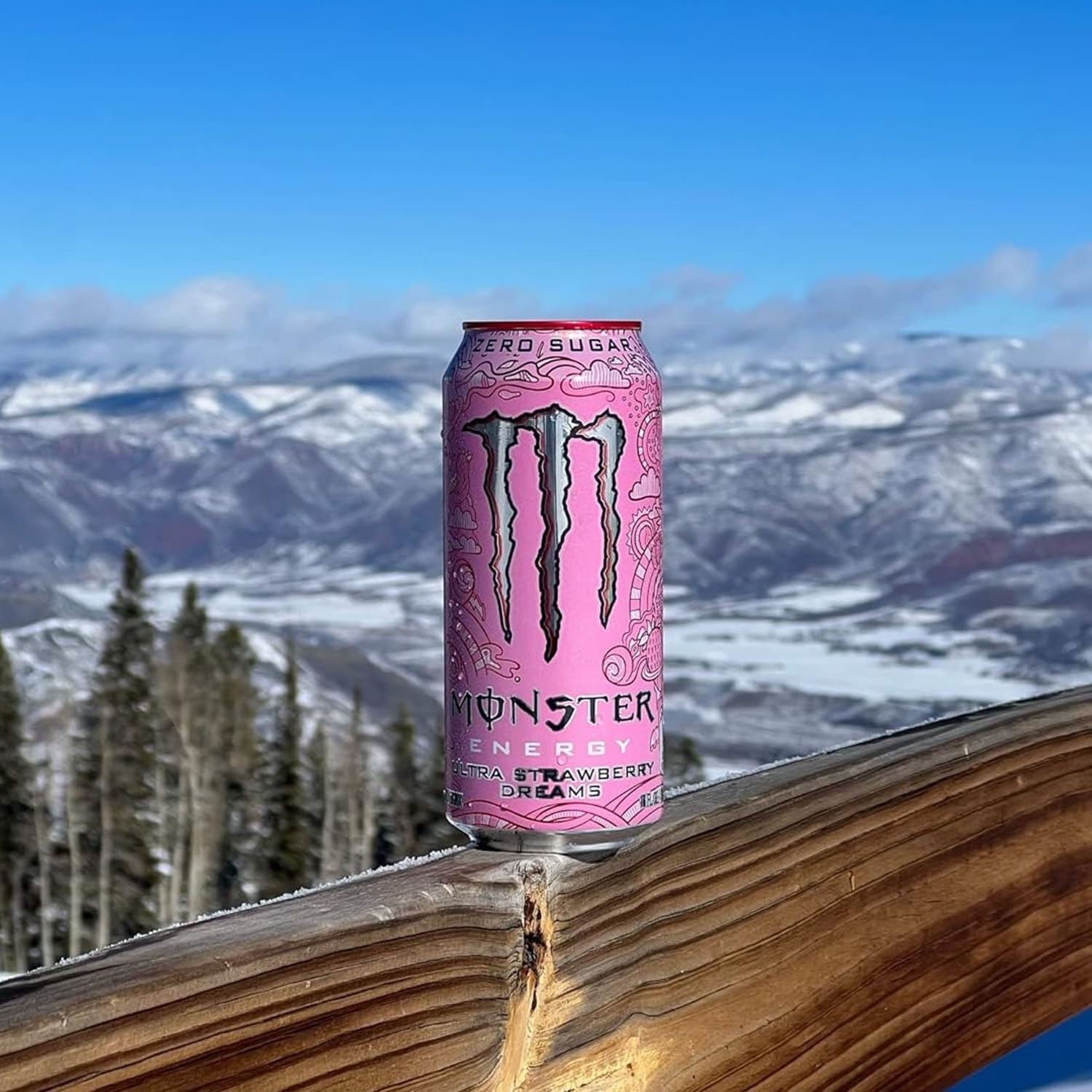Italian Gourmet Monster Energy Ultra Strawberry Dreams Zero Azúcar 48 x 500 ml Energy Drink Paquete a granel + Pulpa de Tomate Italian Gourmet Polpa 100% Italiana