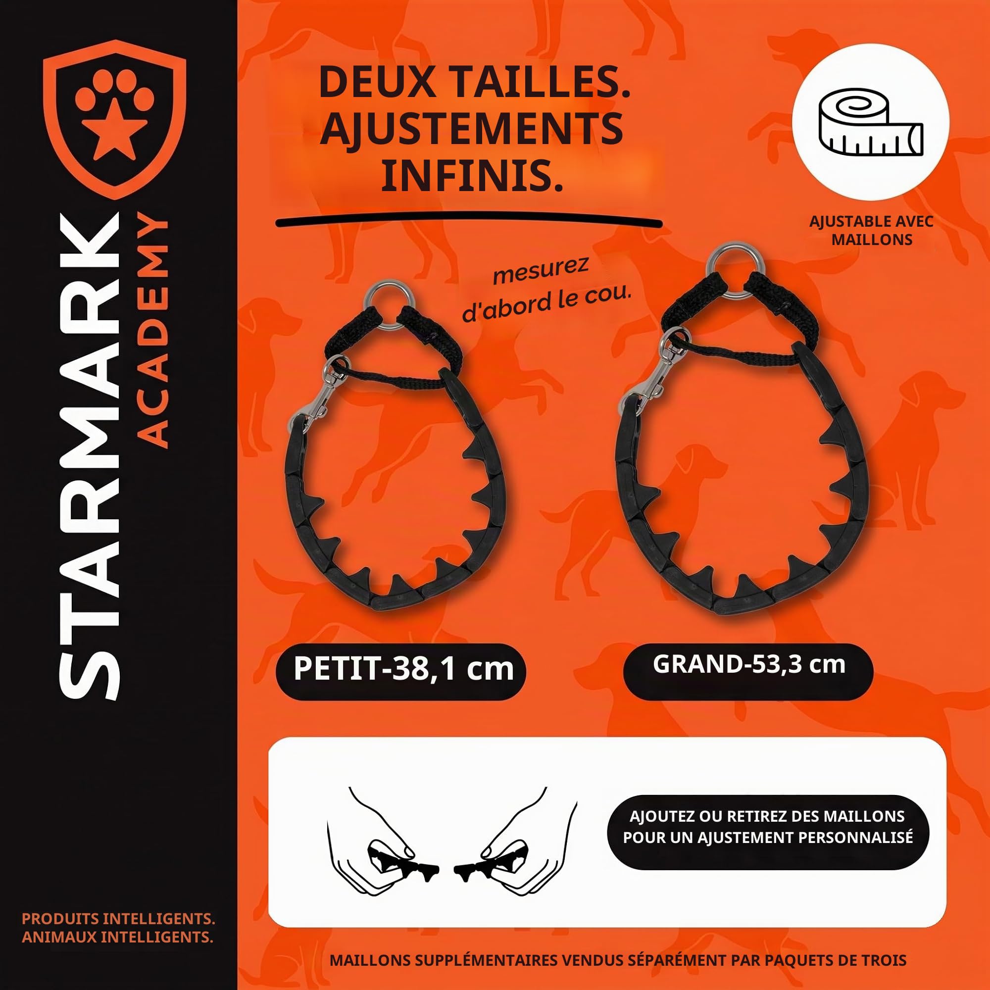 EVERLASTING Pro-Training Collier pour Chien 38,1 cm Taille S