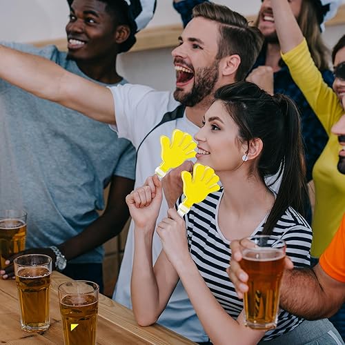 Miniatura 7 de 48 piezas de pinzas de mano a granel de 7.5 x 3.5 pulgadas, para hacer ruido, regalos de fiesta, aplaudiendo ruido, para cumpleaños, premios de