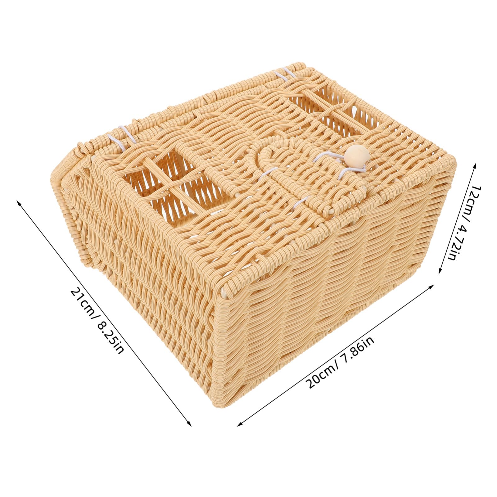 ULTECHNOVO Cesta Tejida Navideña Hecha Mano con Forma de Casa Cesta para Dulces Chocolates y Bocadillos para Fiestas Navideñas Showers y Eventos Festivos