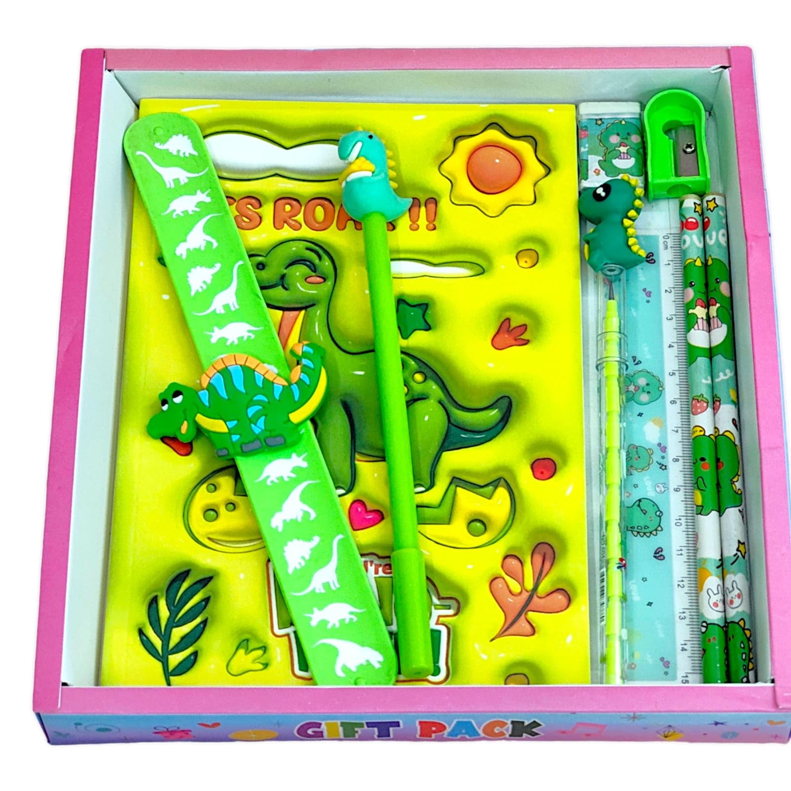 AMANVANI Dinosaur Stationery Set for Boys, Stationery Set for Boys/Girls Stationary Kit for Kids Birthday Return Gift for Kids Rakhi/Rakshabandhan Gifts Stationery Combo of 6 Items (B0DC5JMYQ5) Amazon Price History, Amazon Price Tracker