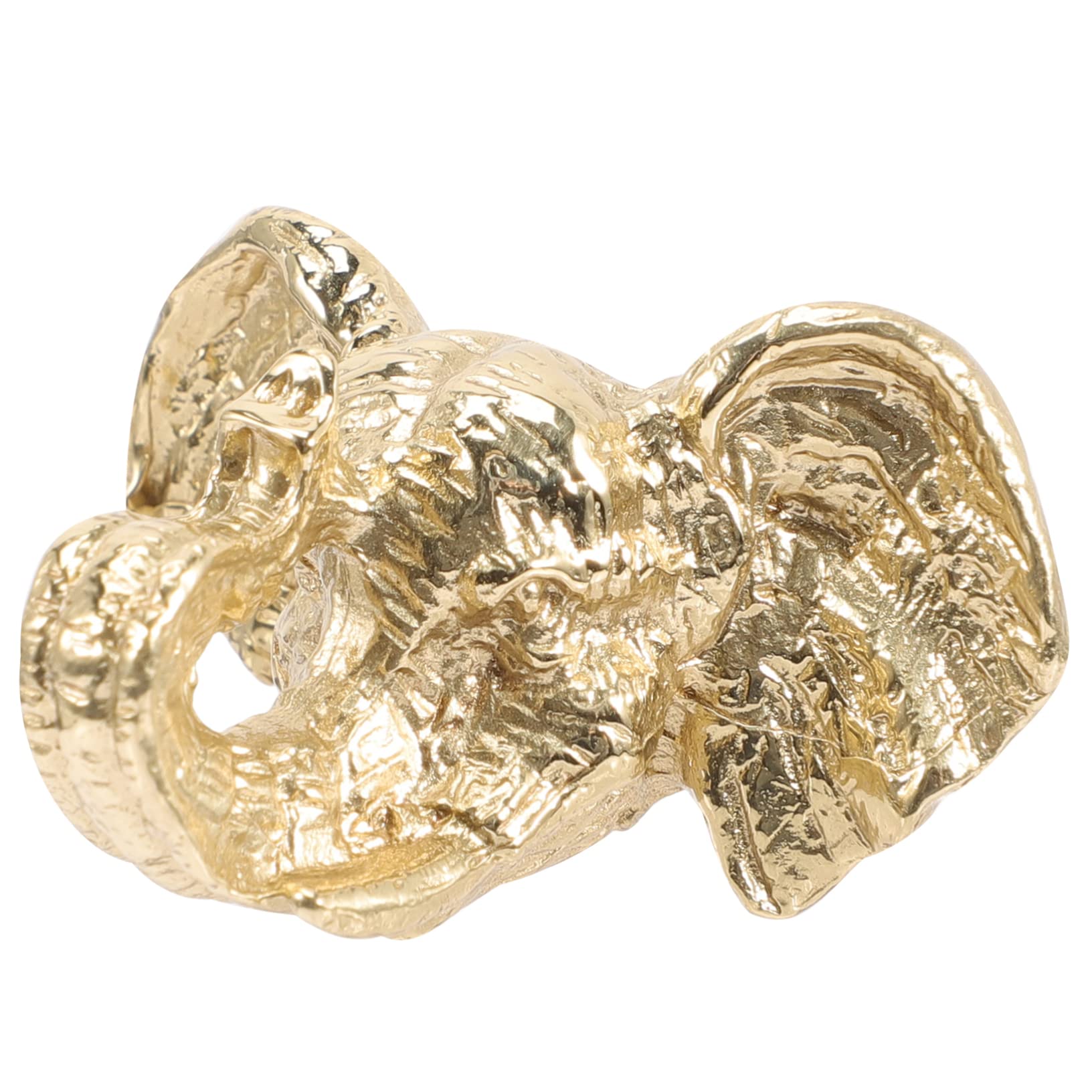 jojofuny 4stücke Brass Knob Elefantenkopf Ziehgriff Für Schrank Möbelknopf Dekorativer Türknauf Messing Geeignet Für Küchenschränke Kommoden Bücherregale Und