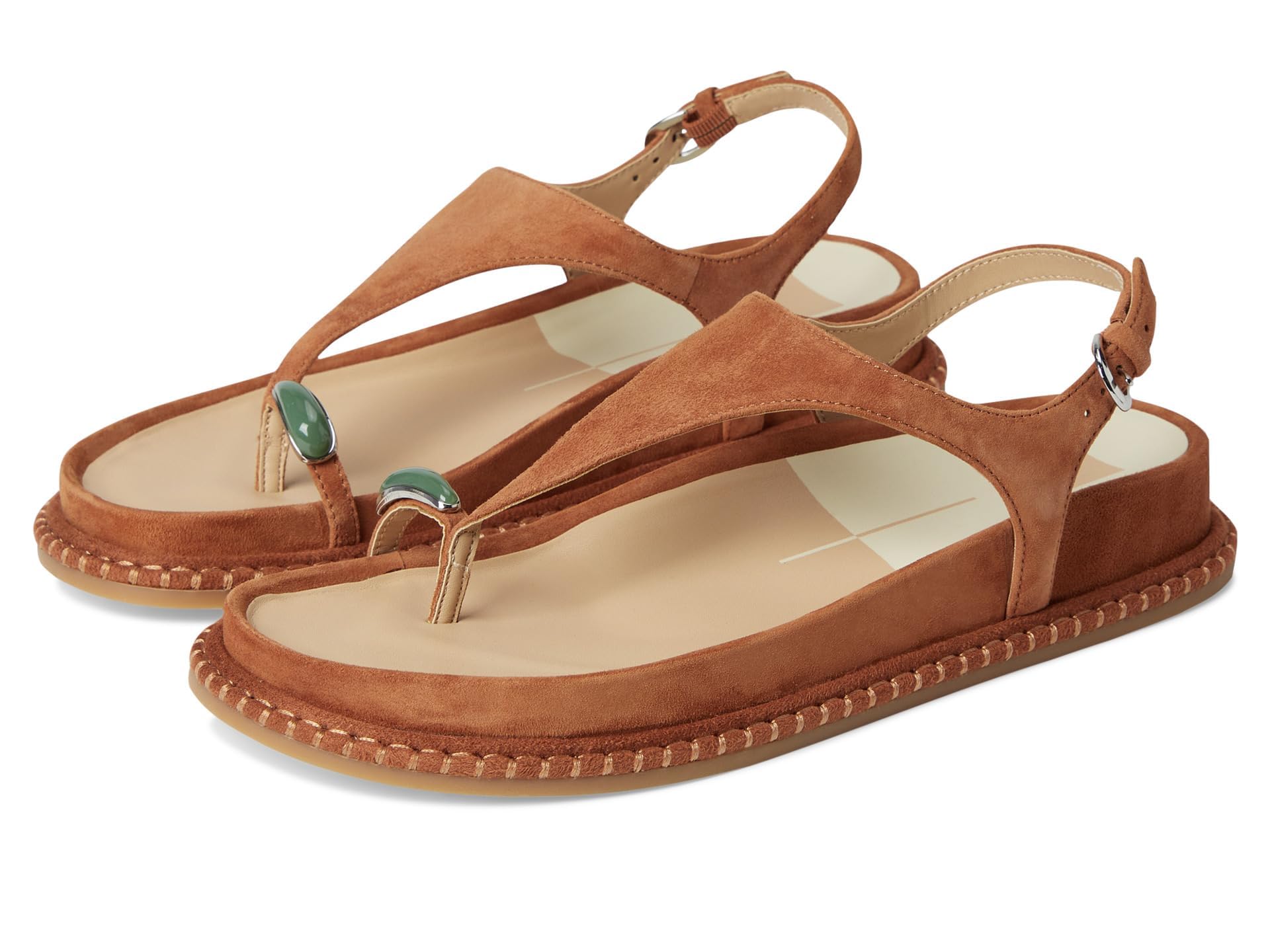 Dolce Vita Women's Stefan Gemstone Suede Sandals