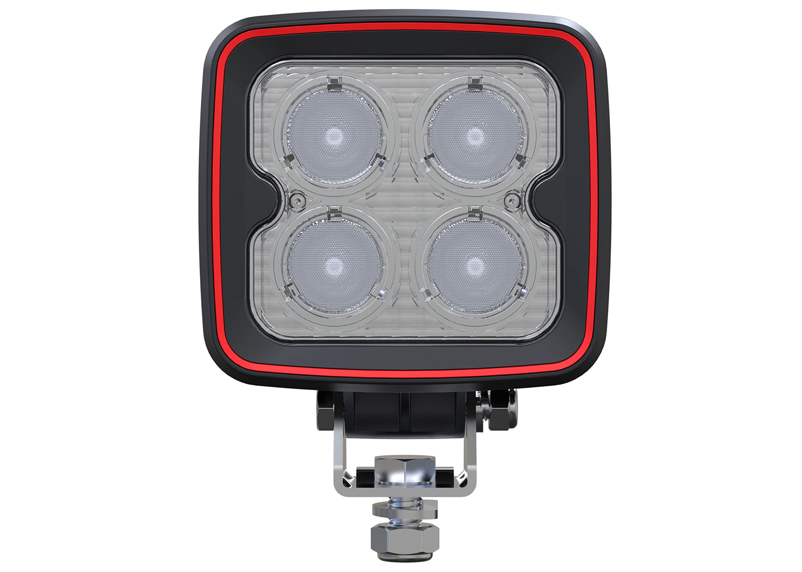HMH Weldex LED Arbeitsscheinwerfer Rückfahrscheinwerfer 20W 60 Grad 1600 Lumen kaltweiss IP69K 12V 24V ECE R10 & ECE R23 Aluminium Druckguss WDWL-4S20DT60 (WDWL-4S20W60)