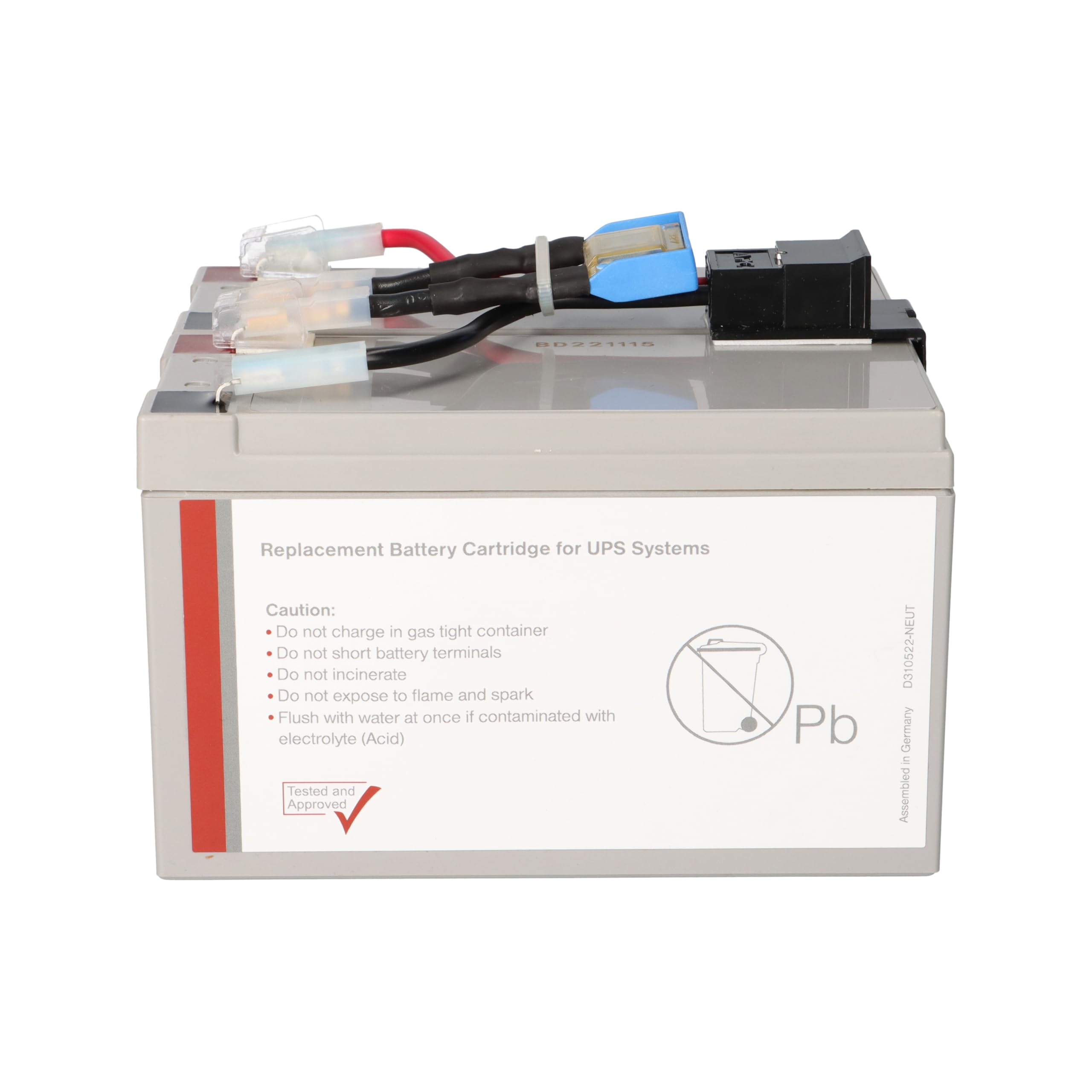 RBC48 Akku plug'n'Play für APC Smart UPS 750 + HP/IBM/Fujitsu USV