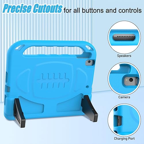 Miniatura 4 de LTROP Funda infantil para iPad 10.2 202120202019  Funda para iPad de 9, 8 y 7 generación, con protector de pantalla integrado, a prueba de golpes,