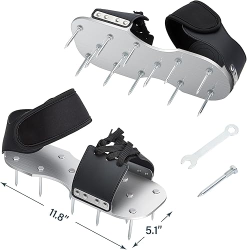 Miniatura 5 de Aireador de césped, zapatos aireadores de césped para césped, zapatos aireadores de césped premontados para césped, aireador de espiga resistente,