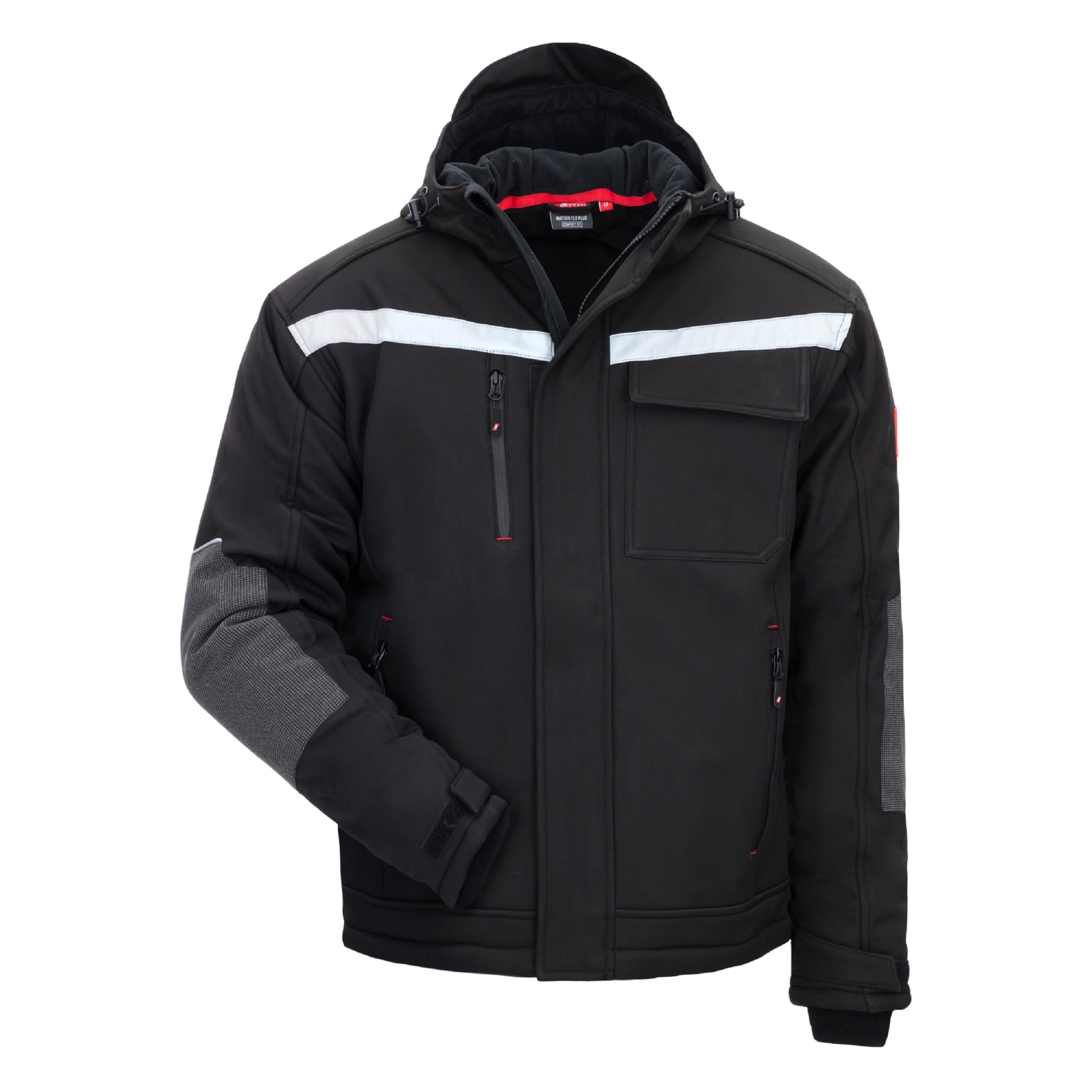 Nitras Motion Tex Plus 7180W Kurtka Softshell do pracy - Czarna - XXL