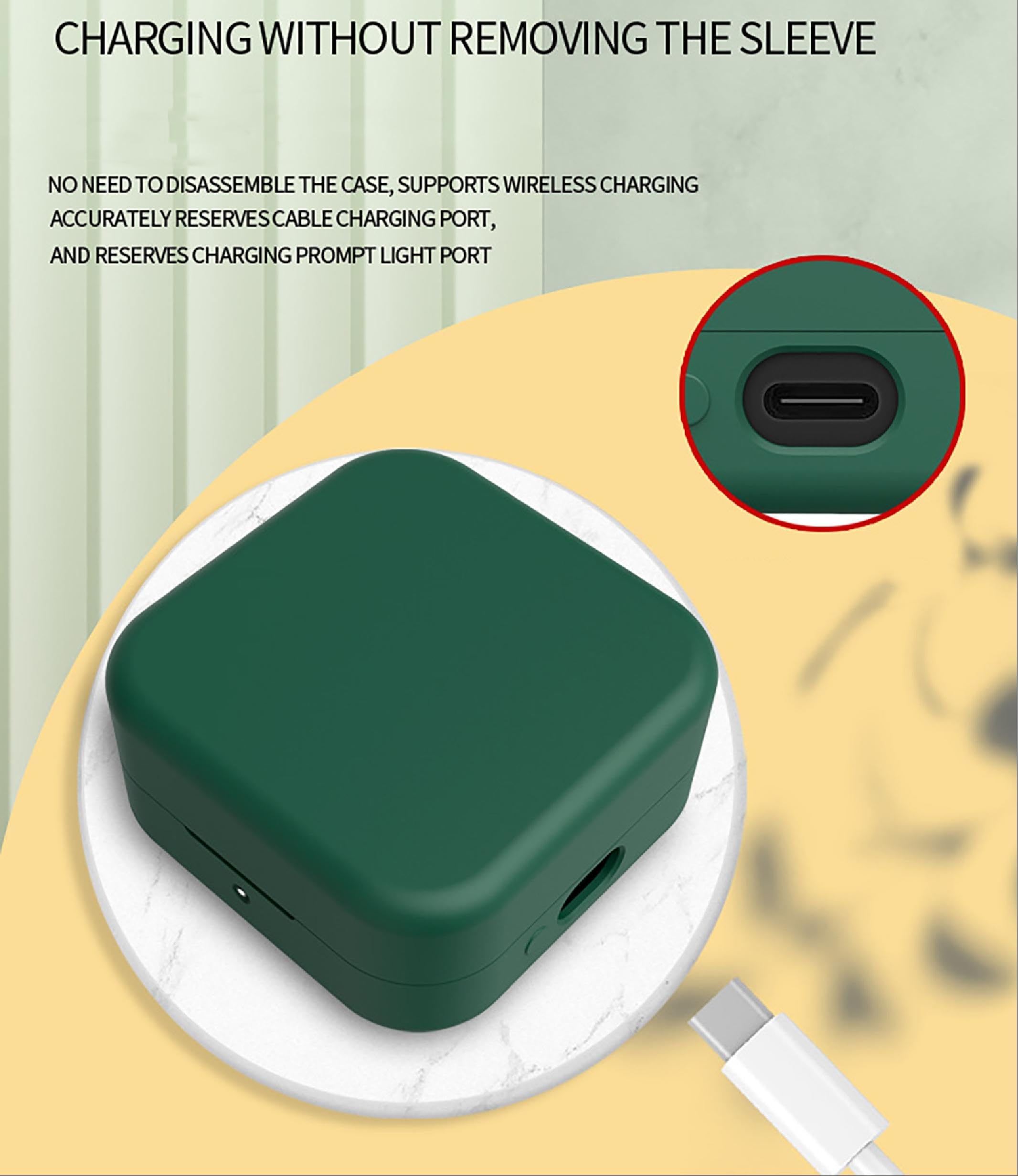 GIOPUEY Harte Schutzhülle Für CMF By Nothing Buds – Transparent, Vergilbungsfrei, Mit Verschluss