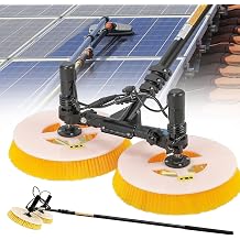 Telescopic Solar Panel Cleaning Brush Kit - 5.5m Water Fed Pole System for Windows, Roofs, and Cars - Efficient Window Washer Tool for Easy Cleaning
