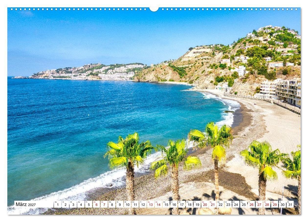 Sonniges Andalusien (hochwertiger Premium Wandkalender 2027 DIN A2 quer), Kunstdruck in Hochglanz: Andalusien besitzt eine lange und interessante ... und beeindruckende Natur. (CALVENDO Orte)
