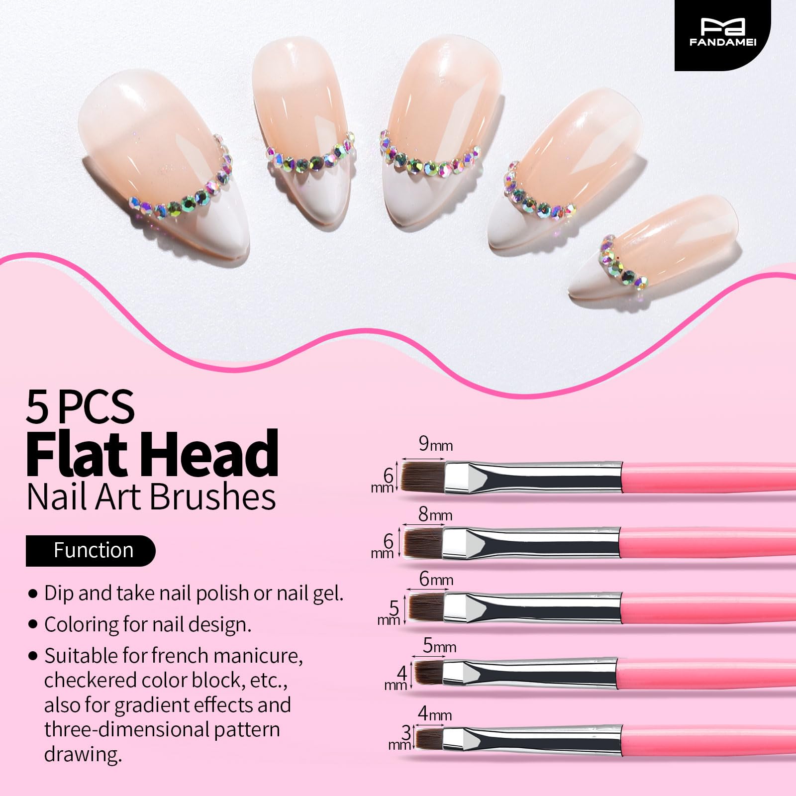 Fandamei Nail Art Pens - Nail Design Tools -2