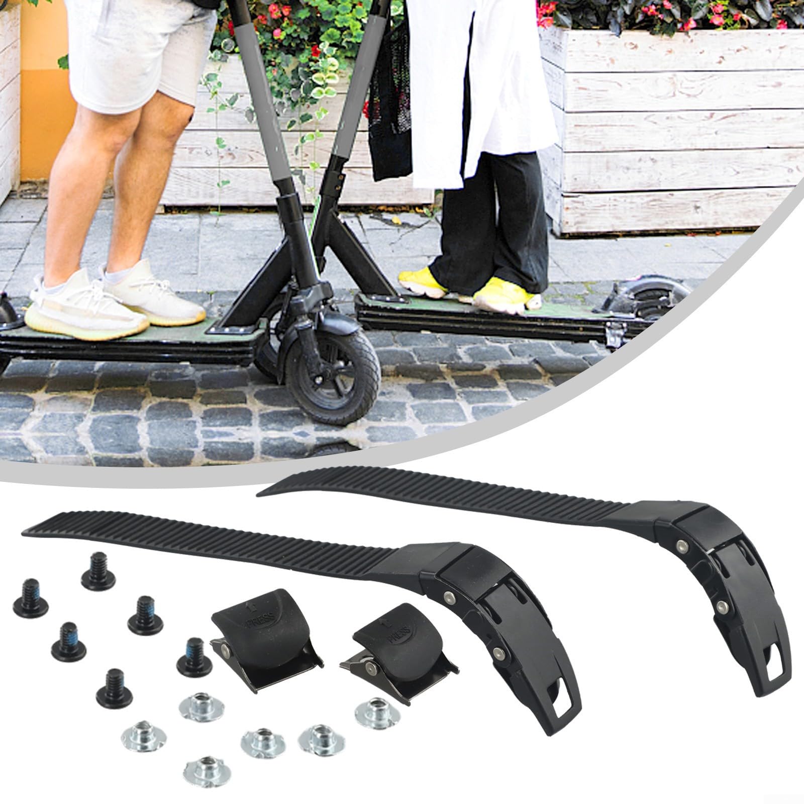 Correas de cierre de encaje para patines con mecanismo de hebilla fiable compatible con patines en línea Quad y Speed