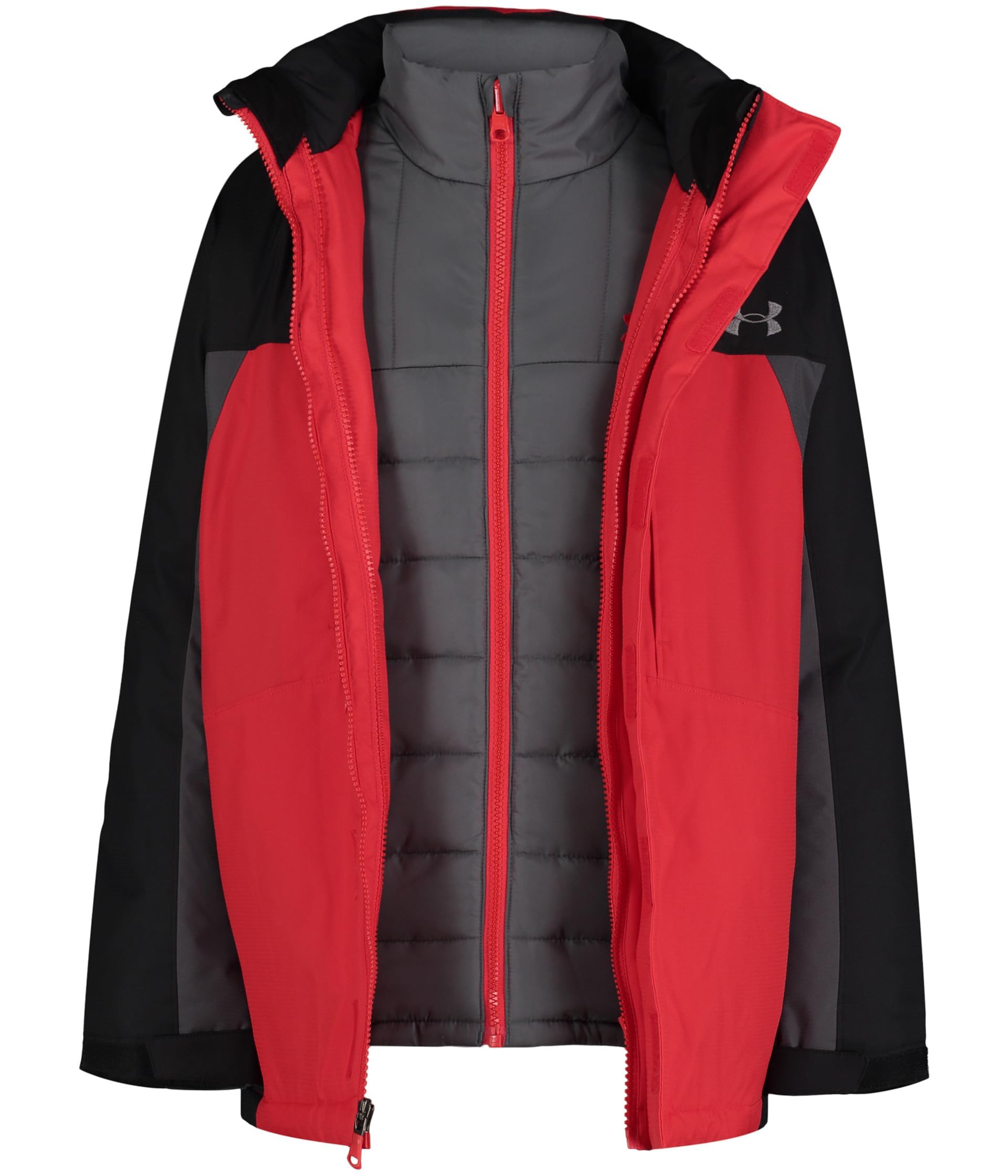 Under Armour Boys' Westward 3-in-1 Jacket, Removable Quilted Liner &amp; Hood