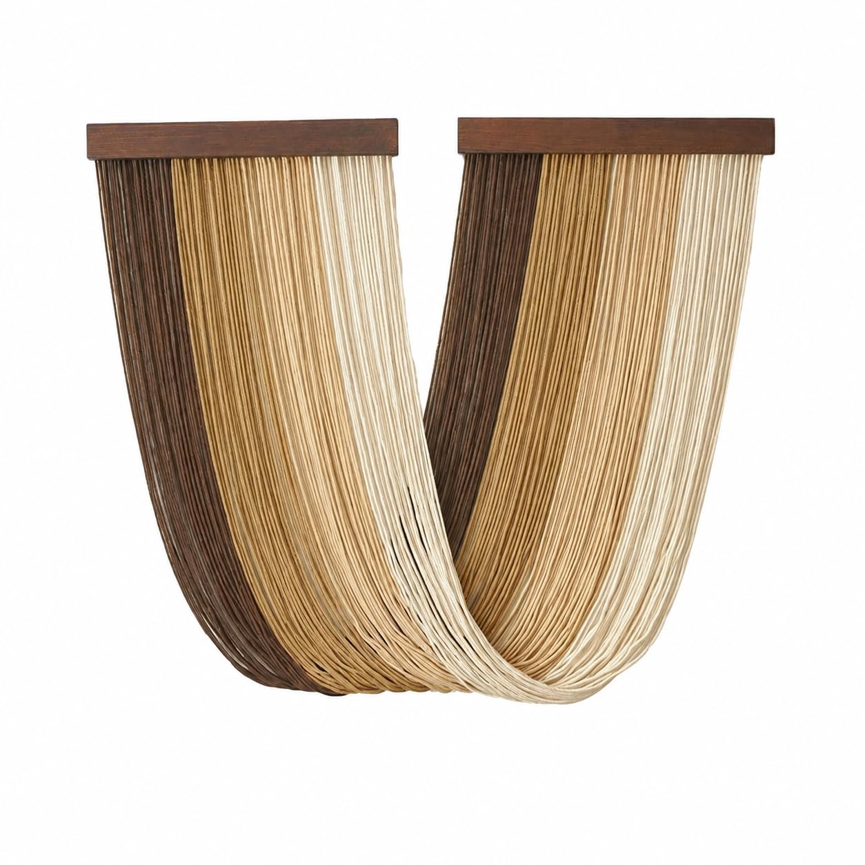 JWQFBC Arazzo Geometrico da Parete in Tessuto, Marrone scuro