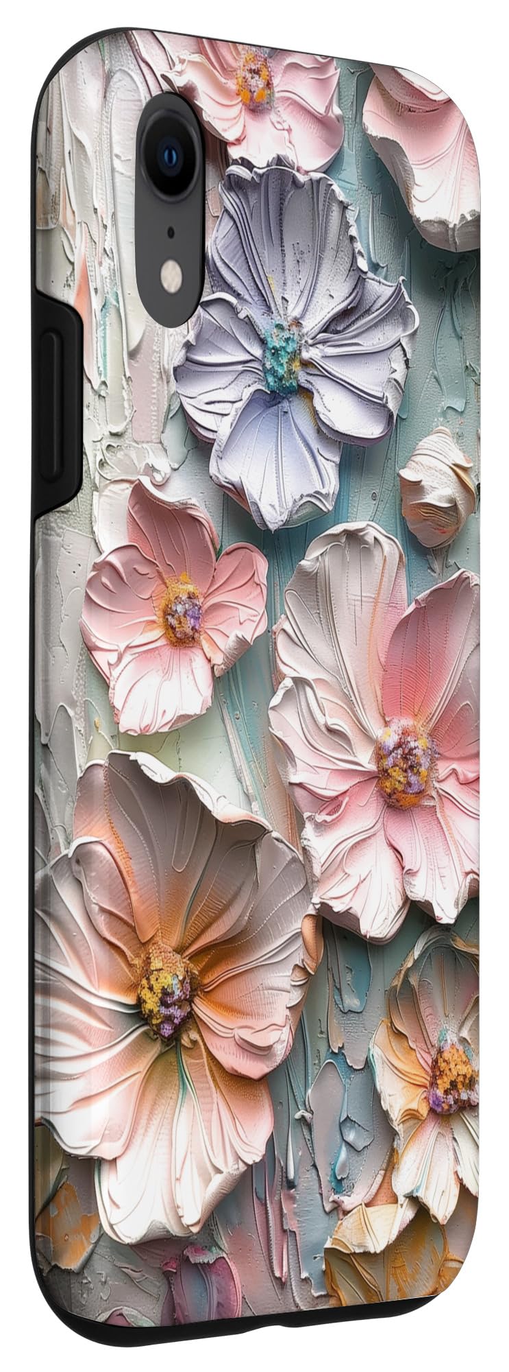 iPhone XR Blossom Nature Oil Painting Flowers Case - Image 3