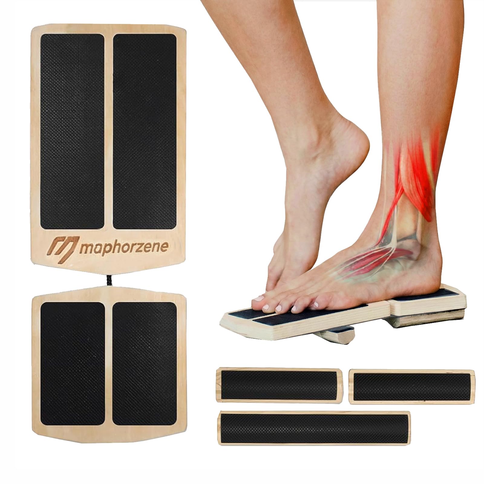 Ankle Balance Board for Adult Kids AxisBoard for Physical Therapy, Ankle Strengthener for Stability Exercises, Ankle Sprains Mobility Rehab,Plantar Fasciitis Relief (Black) (Black)