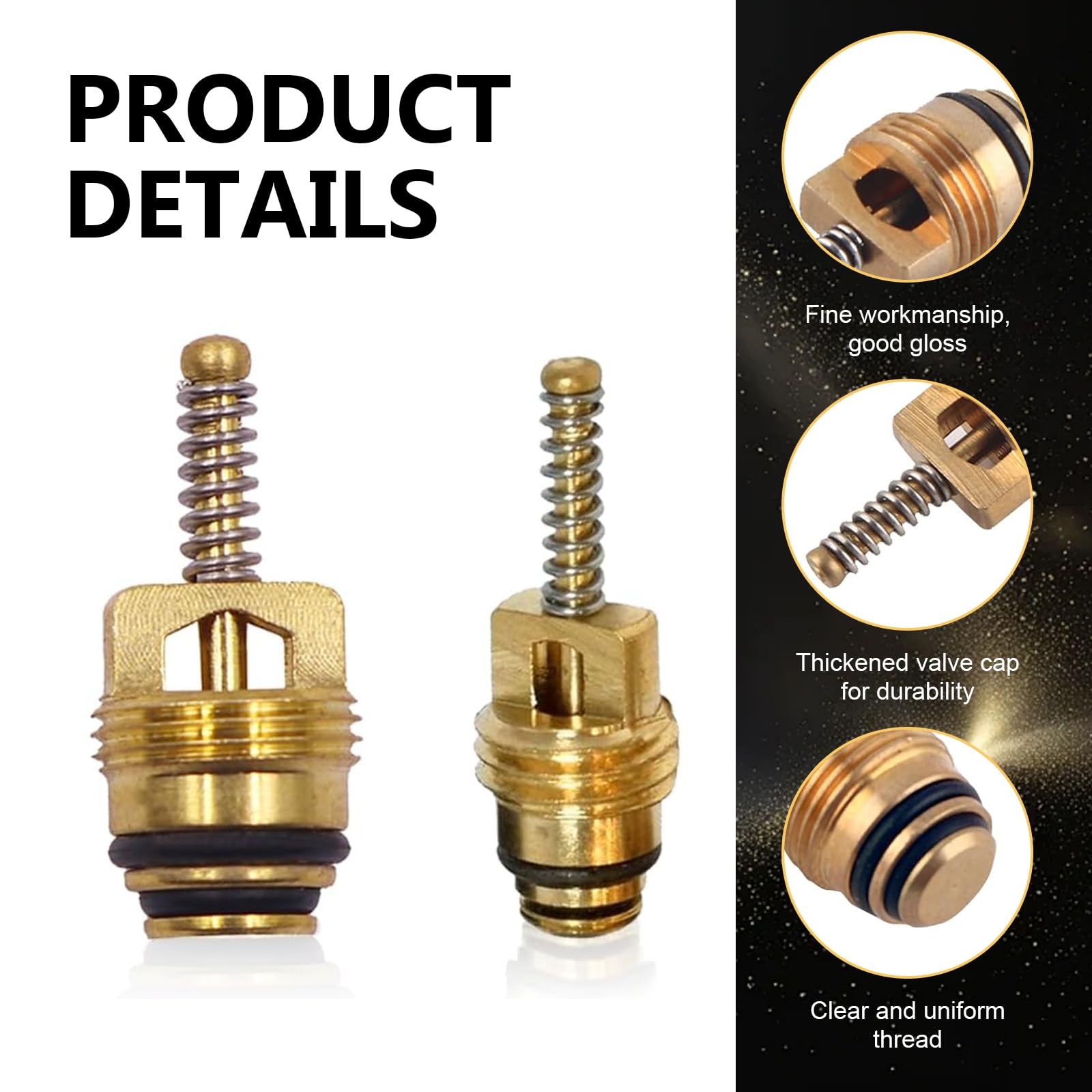 Downhill 16 PCS Air Condition Valve Core Kit, R134A A/C Ducts