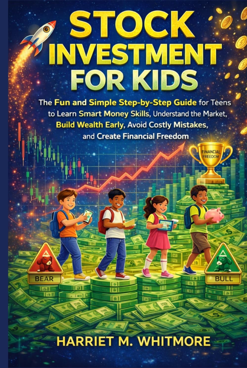 Stock Investment For Kids: The Fun and Simple Step-by-Step Guide for Teens to Learn Smart Money Skills, Understand the Market, Build Wealth Early, Avoid Costly Mistakes, and Create Financial Freedom